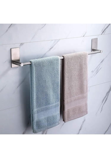 Zift Unique Paslanmaz Çelik Yapışkanlı Havluluk - Havlu Askısı 45 CM Krom