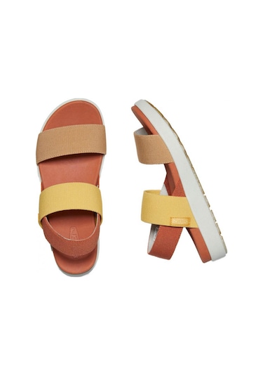 Keen 1022620 Elle Backstrap Turuncu Kadın Sandalet Turuncu