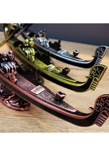 Metal Dekoratif Venedik Kayık