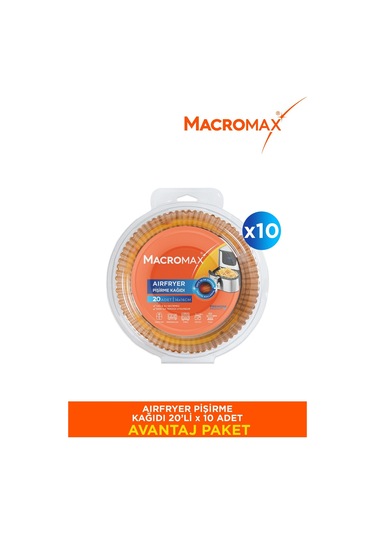 Airfryer Pişirme Kağıdı - 20'li X 10 - 200 Adet