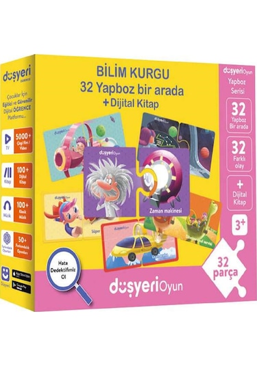 Stem A 32 Parça Yapboz Sarı