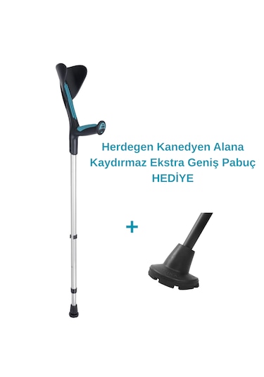 Fransız Herdegen Advance Koltuk Değneği  Kanedyen Turkuaz 1 Adet