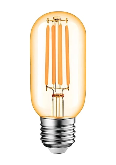 T45 Rustik Led Ampul 4w E27 Duy 2700k Amber Cam Dekoratif Vintage