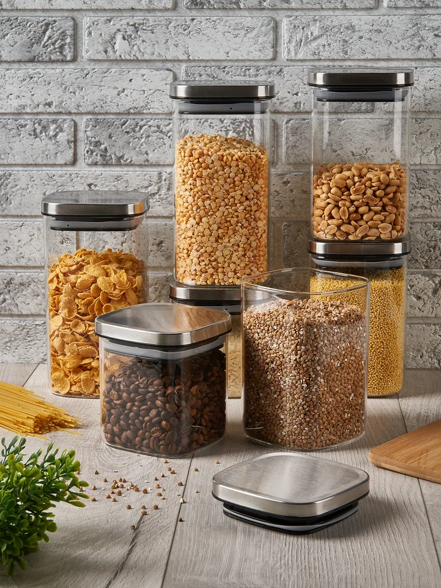 Eley 2 Adet 800 Ml Dökme Ürünler İçin Kavanoz Seti 235968753 Beyaz