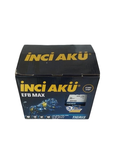 İnci 12v 65 Ah Efb Alçak Otomobil Ve Hafif Ticari Start-stop Efb Pantera 2025 Üretim