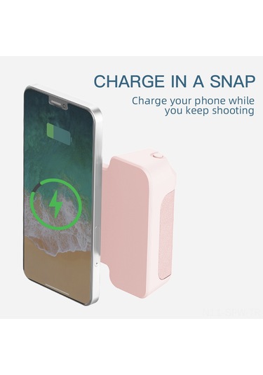 Maiyame Pembe Manyetik Telefon Tutucu: Kaymaz Tutamaklı, Bluetooth Bağlantılı, 10w Kablosuz Şarj Ve 200mah Batarya İçeren Güncellenmiş Model Pembe