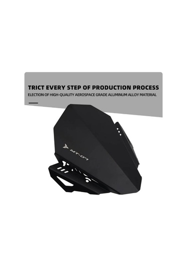 Motosiklet Alüminyum Cnc Rüzgar Siperlik Mt07-fz07 2018/21 Uyumlu Bağlantı Aparatı Motor Rüzgarlık Çok Renkli