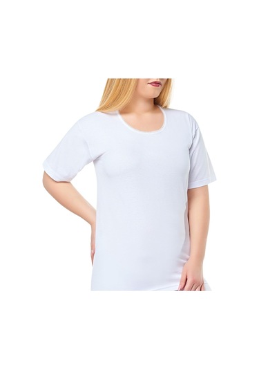 Seher Yıldızı Kadın Kaşkorse Kısa Kollu Fanila Atlet 011 - 12 Adet