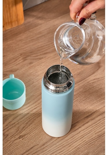 Karaca Candy Çelik Sızdırmaz Termos Mavi 500 Ml Mavi