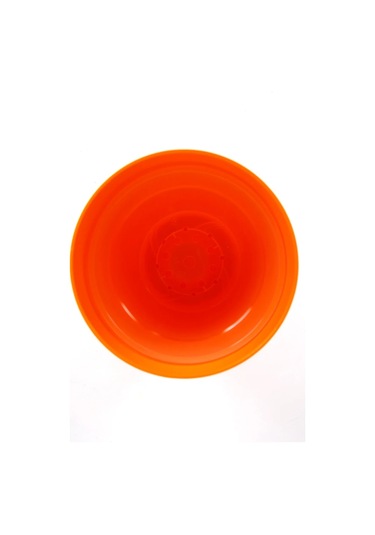 Turuncu Orkide Saksısı Dekoratif Dış Saksı 1 Adet- 12 Pot Şeffaf Orkide Üretim Saksısı Hediyeli Turuncu Saksı