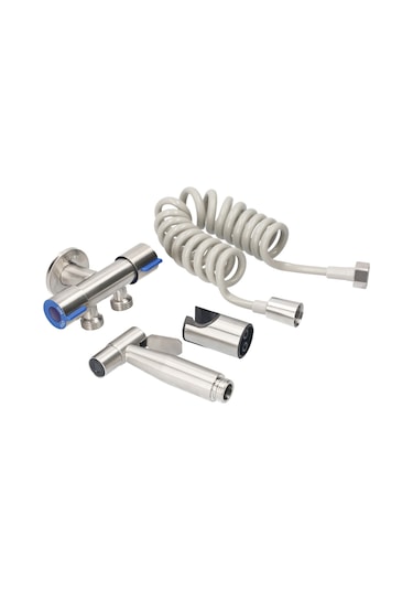 Geeroyoo "paslanmaz Çelik Bide Duşu - 1.5m Hortumlu, Ayarlanabilir Basınç, Tuvalet & Bebek Bezi Temizliği İçin"