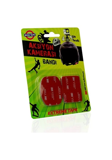 Boss Tape 3845 Çift Taraflı Aksiyon Kamerası Bandı 4lü Blister