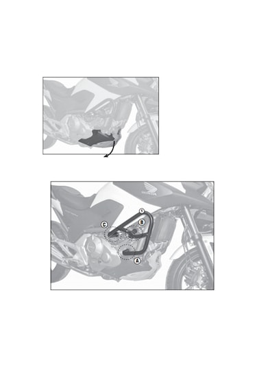 Kappa KN1111 Honda Nc 700 X-S Nc 750 X-S - Nc 750 X-S Dct (12-20) Koruma Demiri-59501