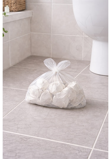 120 Adet Mini Boy Çöp Torbası - Ekstra Sağlam - Renkli 40x50cm 20lt
