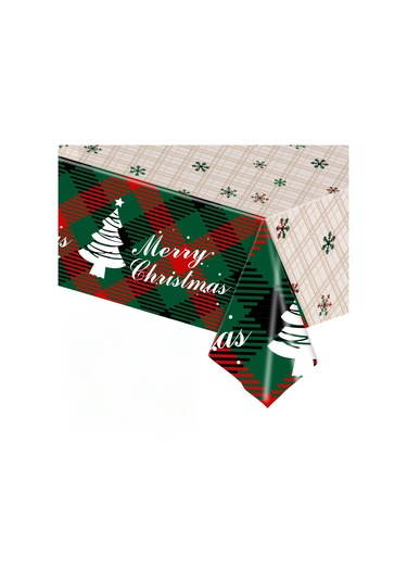 Homyl Yılbaşı Tek Kullanımlık Masa Örtüsü Tatil Su 3 Adet Kar Tanesi