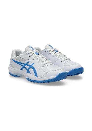 Asics Gel Game Gs Çocuk Beyaz Mavi Tenis Ayakkabısı Beyaz