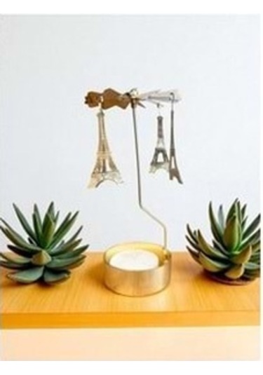 Isı İle Dönen Mumluk Eyfel Kulesi Modeli, Dekoratif Metal