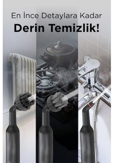 Torima CB-902A 1500 W 8 Aparatlı Buharlı Temizlik Makinesi