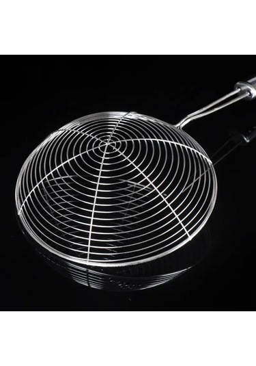 Mybru Metal Kevgir, Kızartma Haşlama Süzgeci Orta Boy Çok Renkli