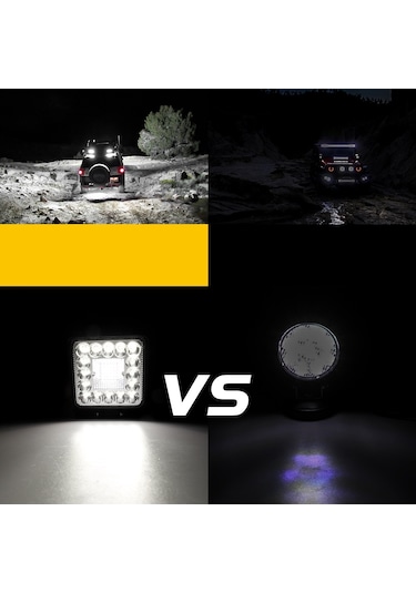 Off Road Projektör Sis Farı 41 Led 123 Watt Oto Çalışma Lambası