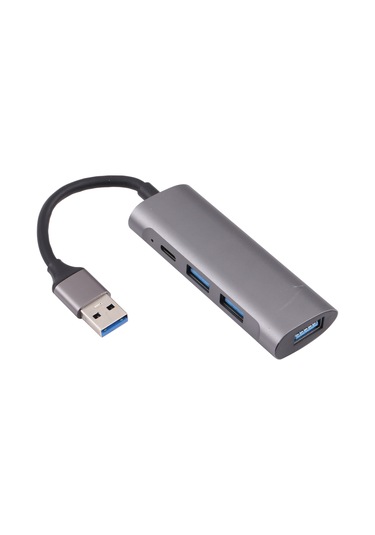 Sones U-811 4'ü 1 Arada Usb 3.0 - 3 Usb 3.0 + Usb-c / Type-c Bağlantı Noktalı Hub Yerleştirme İstasyonu