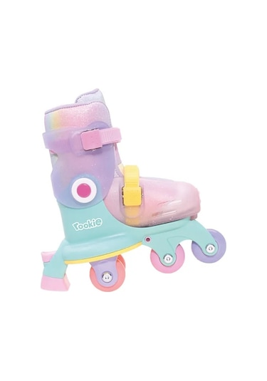 Ayarlanabilir Dönüşen Tekerlekli 2 In 1 Twisty Paten - Pembe Çok Renkli