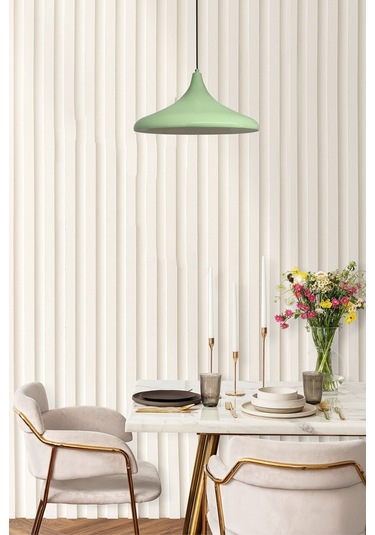 45 Cm Çaplı Champion Xl Mint Yeşili Avize Tekli Sarkıt Lamba Cafe Salon Genç Odası Avizeleri Mint Yeşili