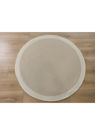 Çam Halı Sisal 9427 Krem / Bej Bordürlü Jüt Sisal Kilim