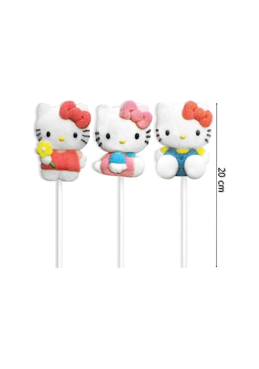Relkon Lisanslı Hello Kitty Marshmallow Lolipop 12 x 45 G