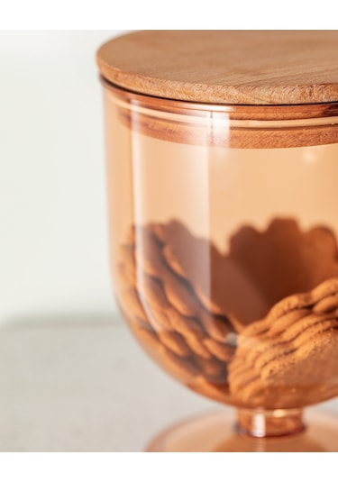 Madame Coco Marion Ahşap Kapaklı 900 ML Saklama Kabı