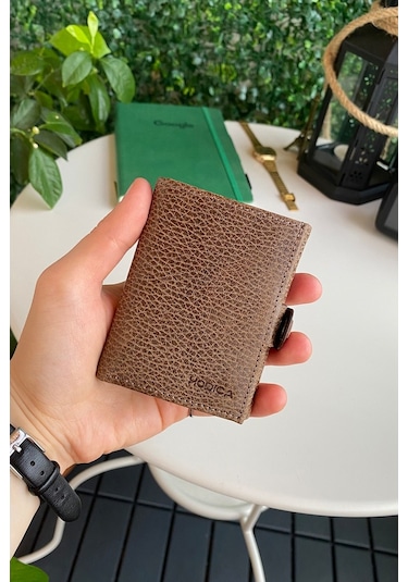 Modica® Montana - Hakiki Deri Minimalist Katlanabilir Cüzdan