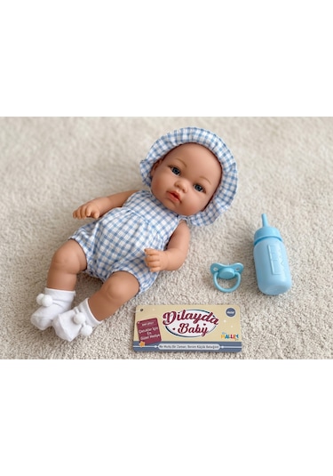 Dilayda Baby Gerçekçi Reborn Oyuncak Bebek 32cm Tam Vinil S
