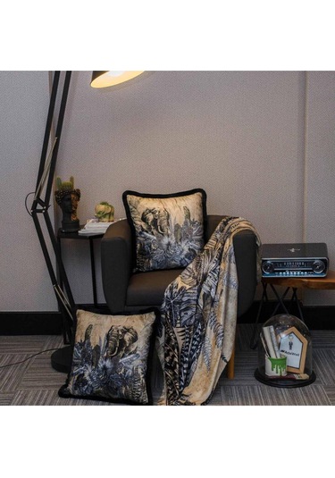 Fil Tasarımlı Yastık/kırlent Dolgu Boncuk Elyaf, Ulusl. Yıkama Ve Solmama Sertifikası Çok Renkli