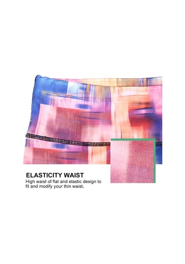 Paıyıge Yoga Pantolonu Ekose Hk20 İle Kadın Baskılı