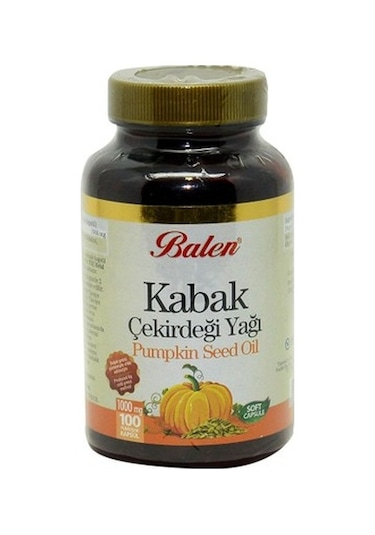 Balen Kabak Çekirdeği Yağı 1380 MG 100 Kapsül