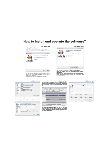 Samdoo Taşınabilir Usb Kaset Çalar - Mp3/cd Dönüştürücü, Bilgisayar Uyumlu, Stereo Ses