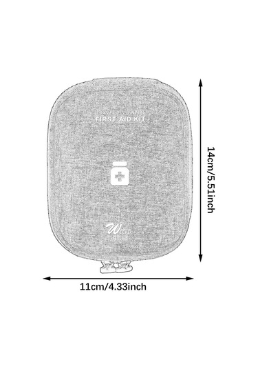Suntek Taşınabilir İlaç Saklama Çantası Boş Yeşil-ve-s
