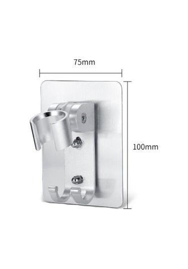 Primepickings F Güçlü Yapışkanlı Duş Tutucu, El Duş Başlığı Için Purehome Kendinden Yapışkanlı Duvara Mo 2 Katlı Gri