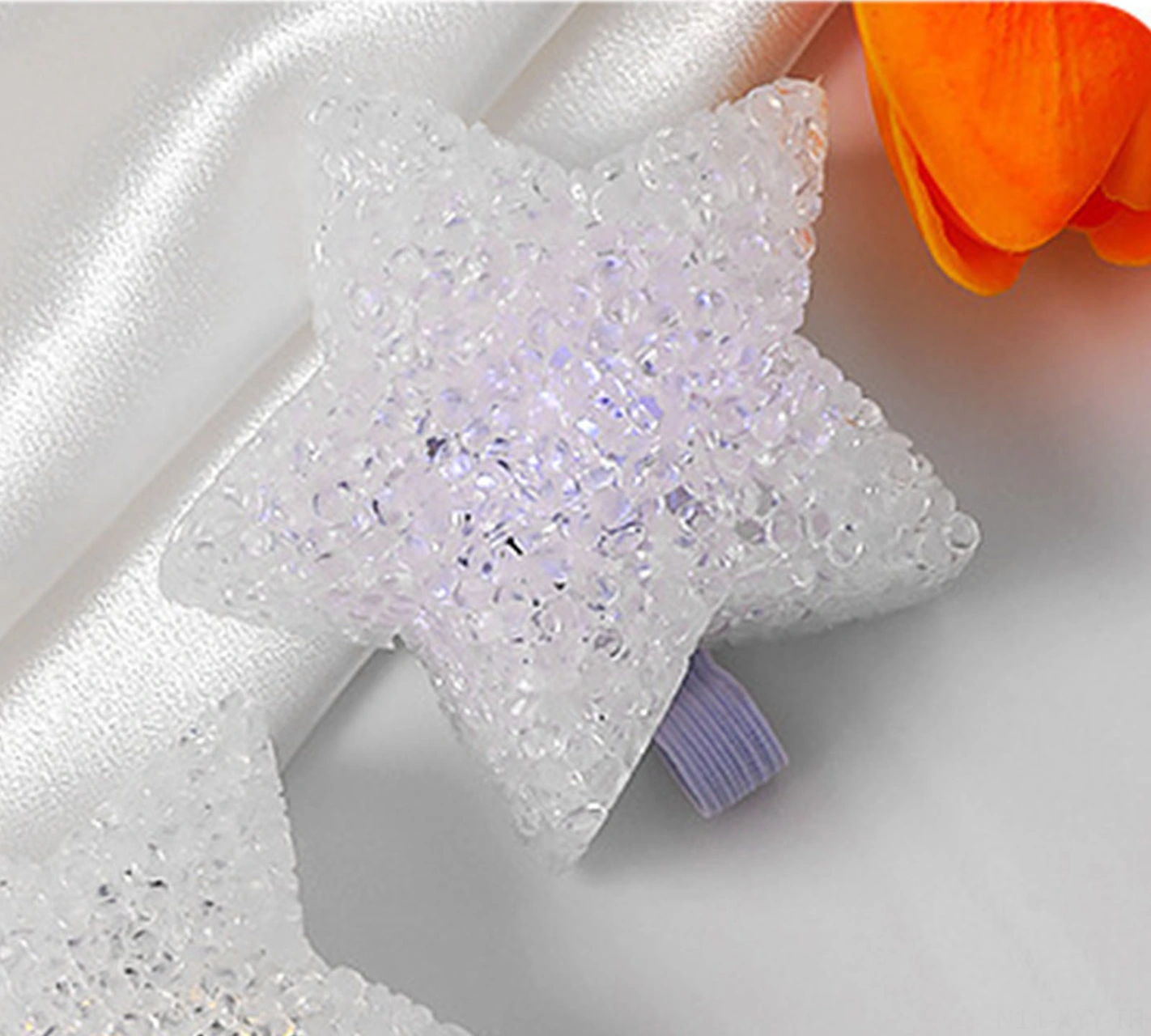 Yaleker El Tutulu Sarı Işık Yıldız Lambası - Sahne Gösteri, Kor Artisti, Dans Performansı Ve Dış Mekan Etkinlikleri İçin Akrilik El Aletleri İçinli Pil Sarı Işık