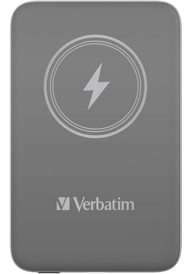 Verbatim MCP-10GY 10000 mAhUSB-C 15 W Manyetik Powerbank Gri