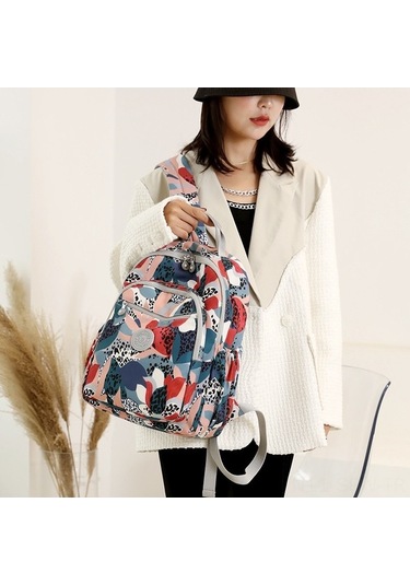 Didadodo Büyük Kapasiteli Su Geçirmez Kadın Sırt Çantası - Hafif Ve Dayanıklı Renkli Outdoor Çanta Çok Renkli