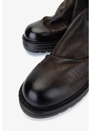 Valmenti Erkek Hakiki Deri Kahverengi Casual Bot 1158 3741 Erk Bot Sk25-26 T.morro Kahverengi