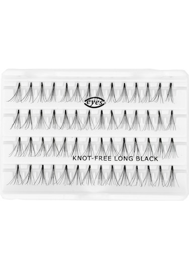Eyes Tekli Kirpik Topuzsuz Long Siyah-35