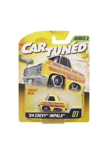 Adore Oyuncak Cartuned S3 1964 Chevy Impala - Sarı Lowrider Araba Ict526667