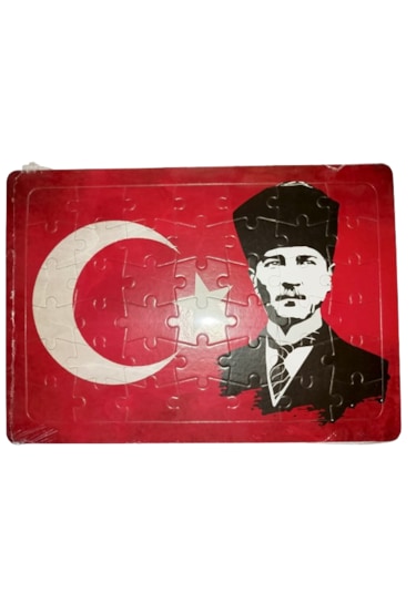 Türk Bayrağı Ve Atatürk Puzzle 42 Parça