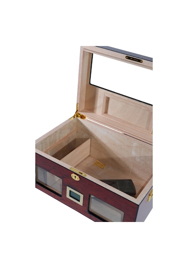 Premiumquality Lince Kırmızı Sedir Humidor Puro Kutusu