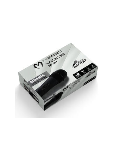Magicvoice MV-901 Dinamik Professional Kablolu El Mikrofonu 1.8 M