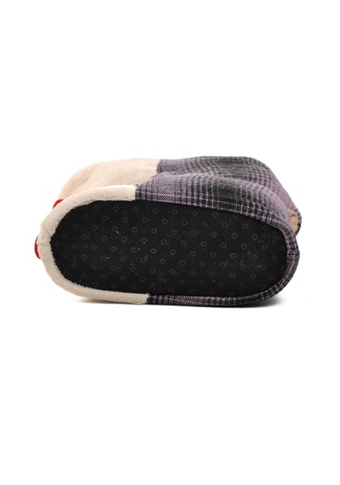 Mor-bej Kadın Panduf Köpekli Panduf G Mor-bej Bej - Mor