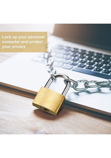 Trendooze Ve Valiz, Seti Pirinç Okul Mini Kilit İçin Fazlası Dolabı Daha Çanta, Adet 12 - Jl