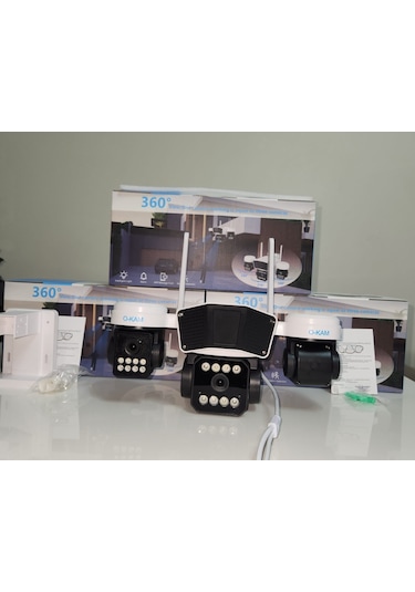 O-kam Okam 3036 Pro, 9mp, Wifi, 3 Lens, Akıllı Kamera, Yapay Zek
